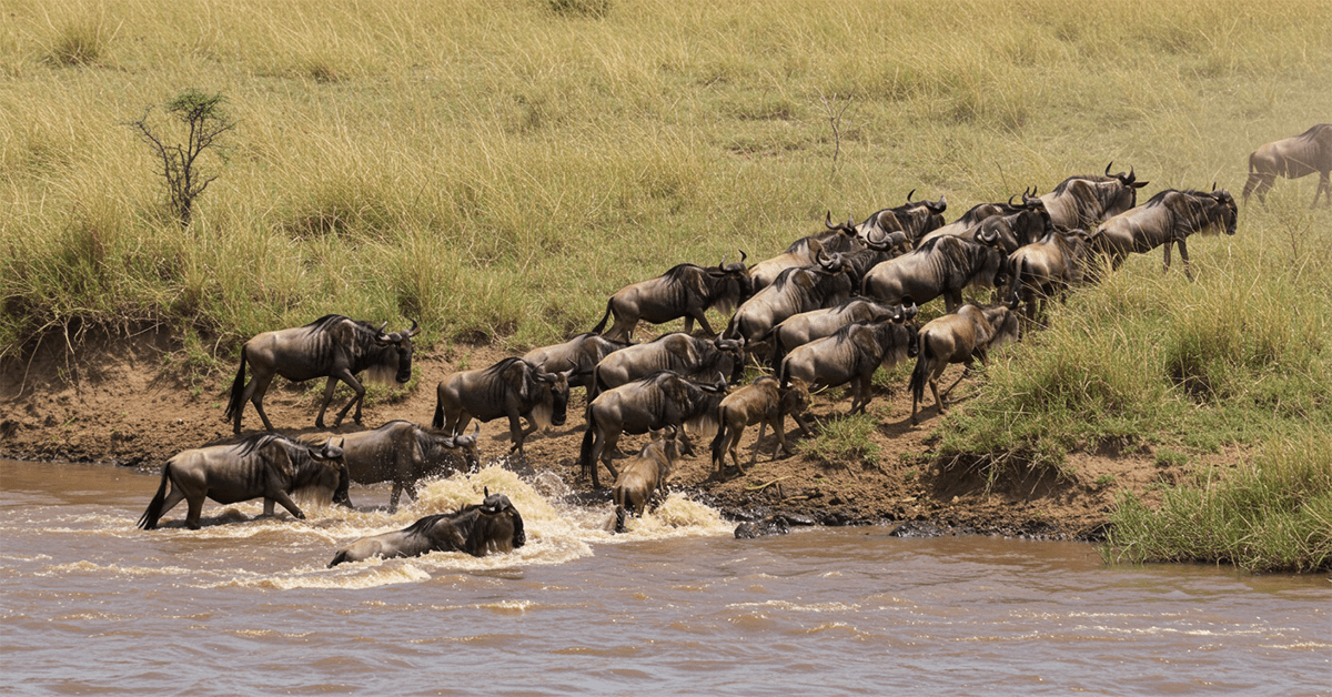 Grumeti River Crossings (June to July)