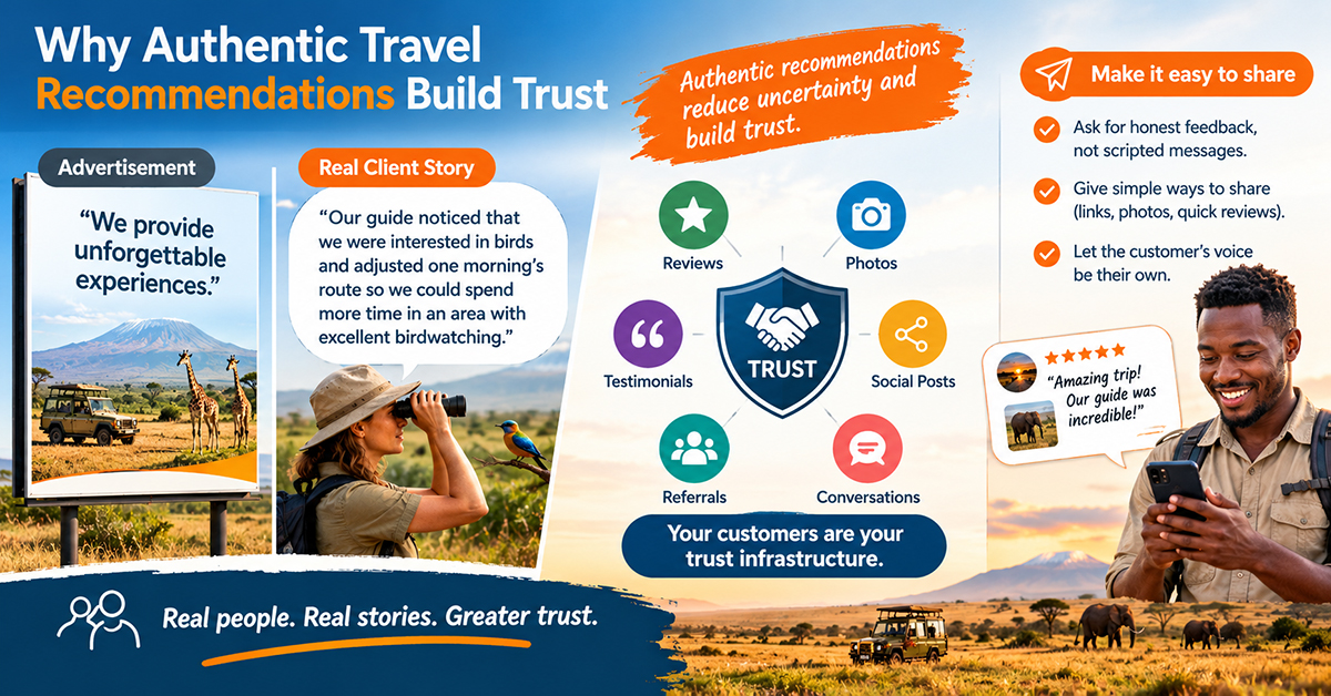 How to Turn Happy Travel Clients into Powerful Brand Ambassadors 3 Authentic Travel Builds Trust