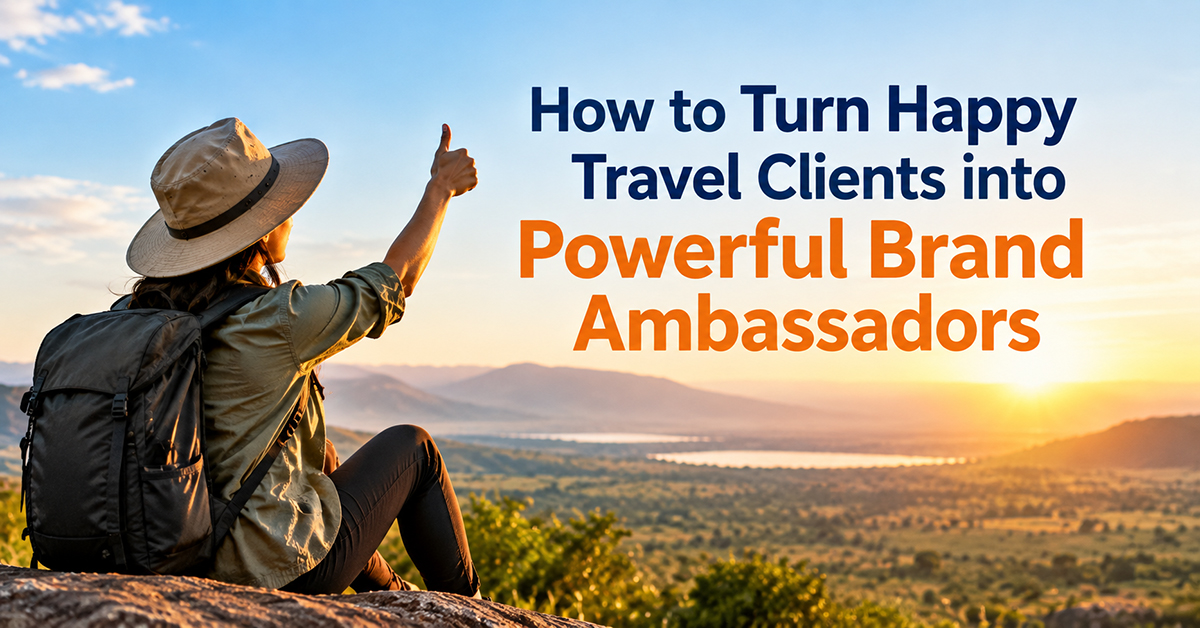 How to Turn Happy Travel Clients into Powerful Brand Ambassadors